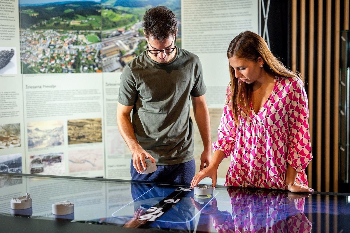 arctur_image_2.jpg - Object recognition interactive screen at Ironmaking Museum in Ravne na Koroškem. In Copyright. Photo: Katja Jemec. August 2022. Arctur. Slovenia.